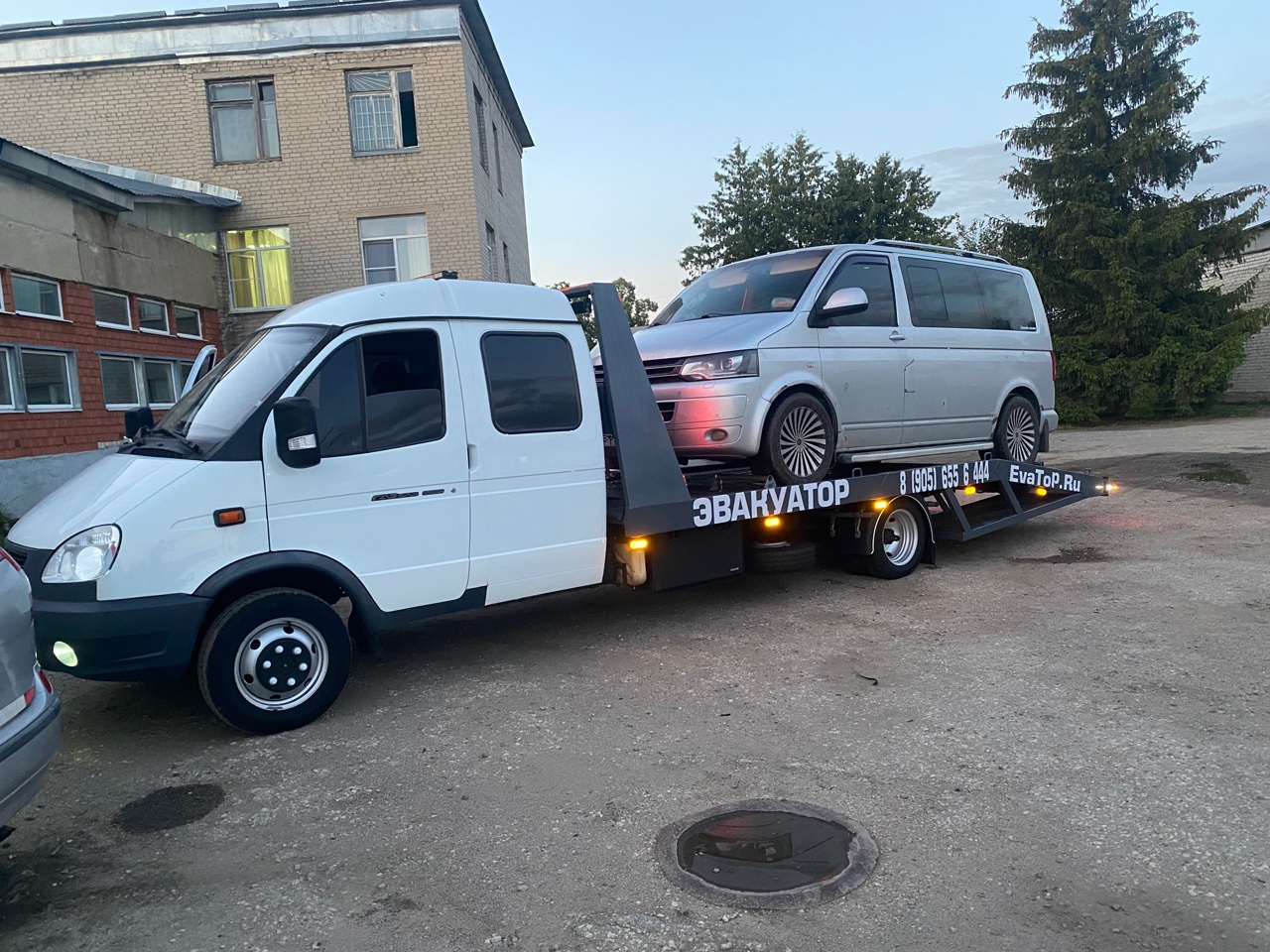 Эвакуация микроавтобусов